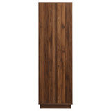 Bulwark Walnut 3-Door Wardrobe Closet - Ornate Home