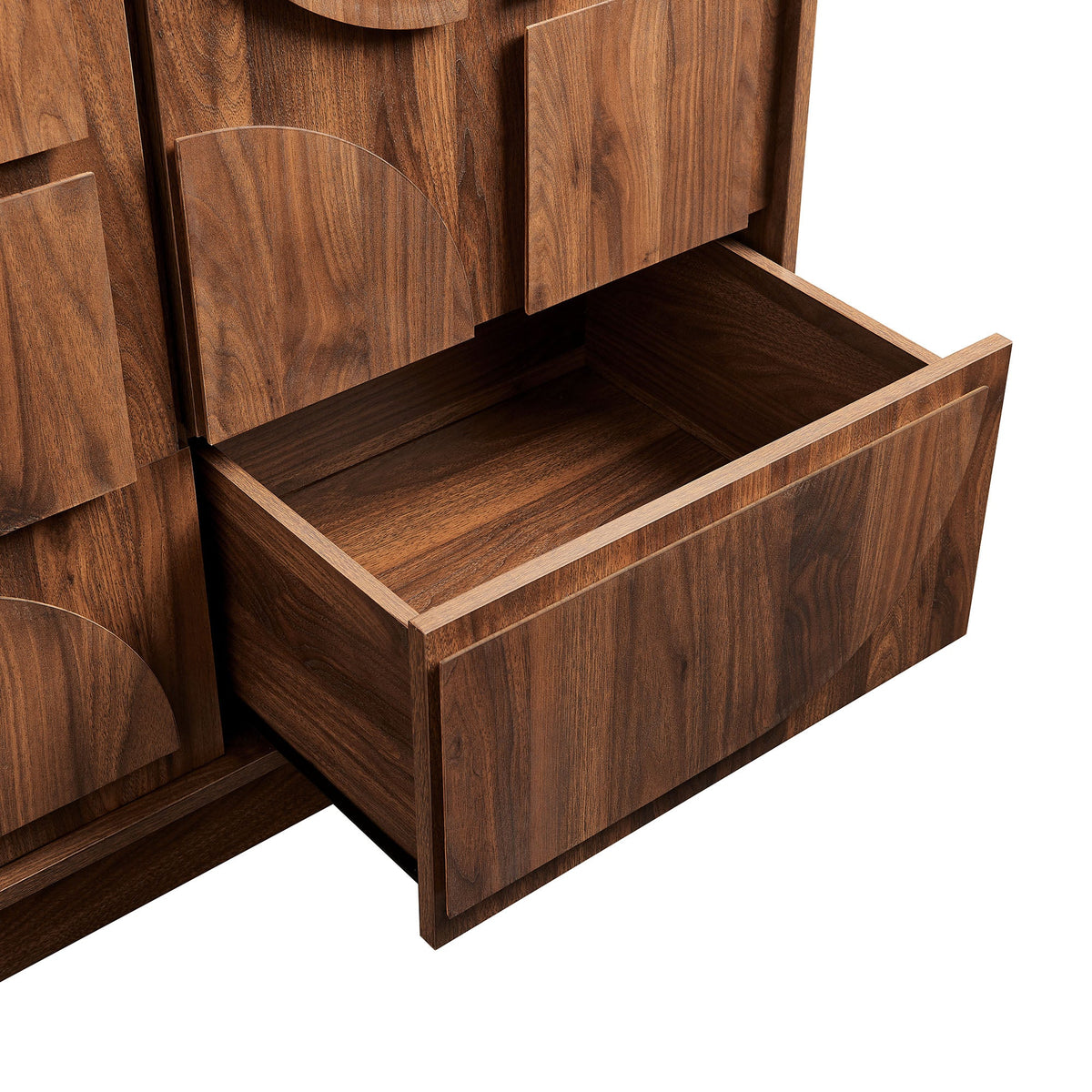 Bulwark Walnut 3-Door Wardrobe Closet - Ornate Home