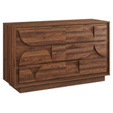 Bulwark Walnut 6-Drawer Dresser - Ornate Home