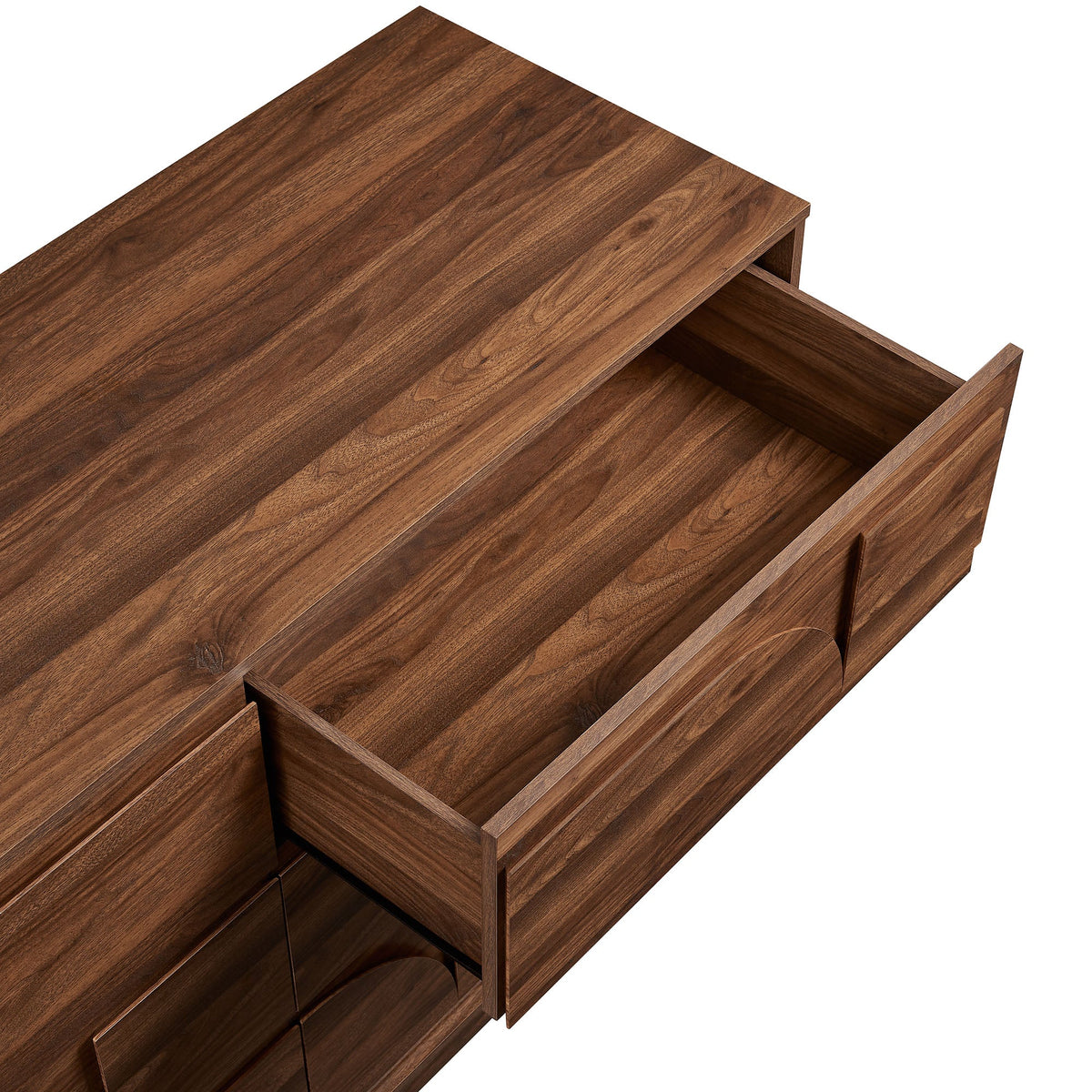 Bulwark Walnut 6-Drawer Dresser - Ornate Home