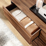 Bulwark Walnut 6-Drawer Dresser - Ornate Home