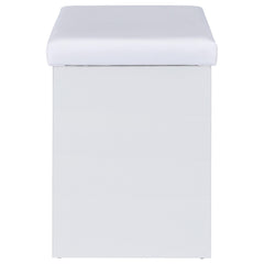 Bunbury White Makeup Vanity Table Set Storage Mirror and Stool - Ornate Home