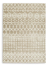 Bunchly Tan/Brown/Cream 5 x 7 Rug (Online Special Price) - Ornate Home