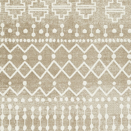 Bunchly Tan/Brown/Cream 5' x 7' Rug - Ornate Home