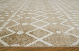 Bunchly Tan/Brown/Cream 5' x 7' Rug - Ornate Home