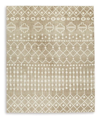 Bunchly Tan/Brown/Cream 8 x 10 Rug (Online Special Price) - Ornate Home