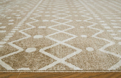 Bunchly Tan/Brown/Cream 8' x 10' Rug - Ornate Home
