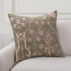 Bungalow Earthen Olive 22"x22" Throw Pillow (Set of 2)
