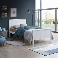 Bungalow White Twin Bed - Ornate Home