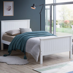 Bungalow White Twin Bed - Ornate Home
