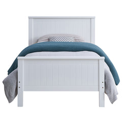 Bungalow White Twin Bed - Ornate Home