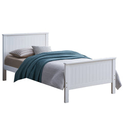 Bungalow White Twin Bed - Ornate Home