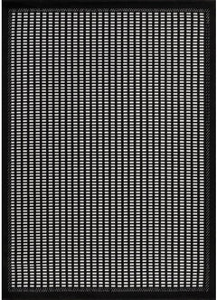 Bunny Black White Geometric Modern Luxury Zebra Micro Loop Soft Non Shedding Area Rugs - Ornate Home