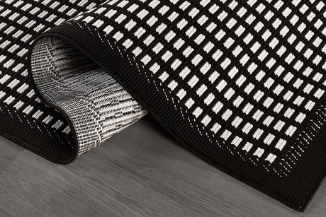 Bunny Black White Geometric Modern Luxury Zebra Micro Loop Soft Non Shedding Area Rugs - Ornate Home