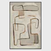 Burden Multicolor 48"x72" Canvas Painting by Buddy Whitlock