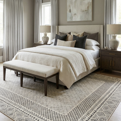 Burdette Soft Neutral Rug - Ornate Home