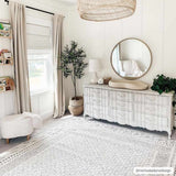 Burdette Soft Neutral Rug - Ornate Home