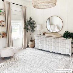 Burdette Soft Neutral Rug - Ornate Home