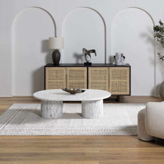 Burdette Soft Neutral Rug - Ornate Home