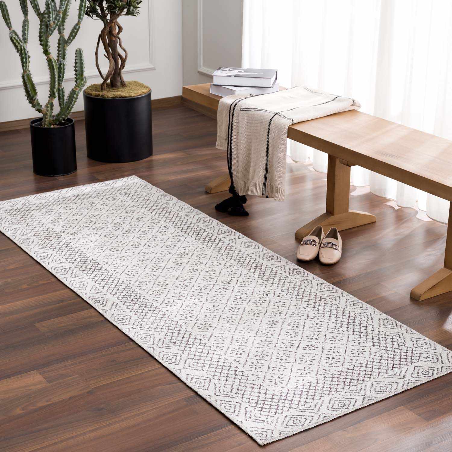 Burdette Washable Area Rug - Ornate Home