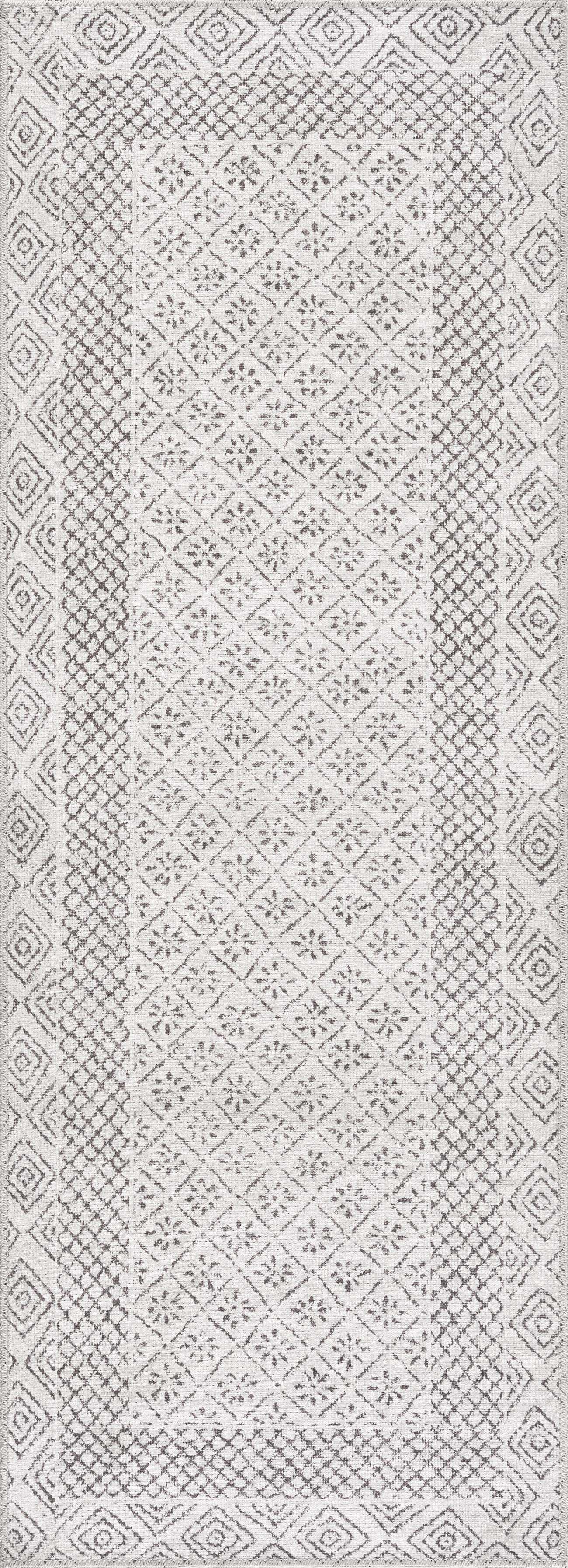 Burdette Washable Area Rug - Ornate Home