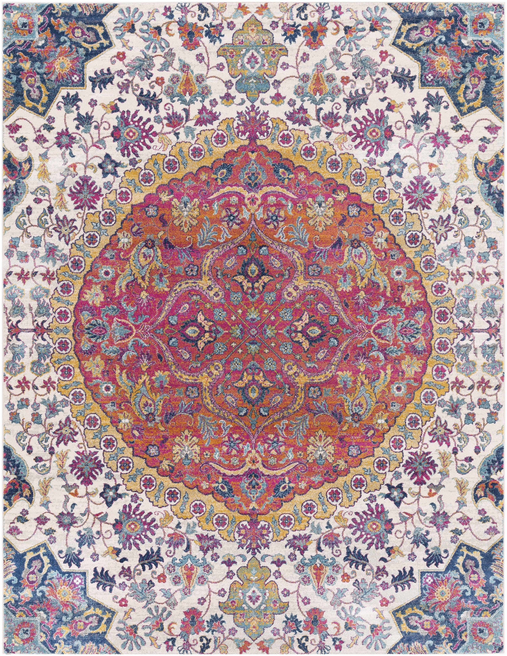 Burgandy Ojus Area Rug - Clearance - Ornate Home