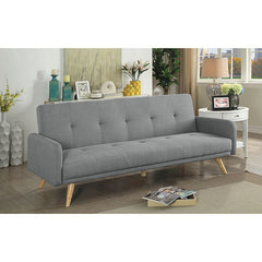 Burgos Gray Futon Sofa - Ornate Home