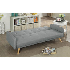 Burgos Gray Futon Sofa - Ornate Home