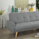 Burgos Gray Futon Sofa - Ornate Home