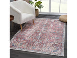 Burgundy Holi-2303 Washable Area Rug - Ornate Home