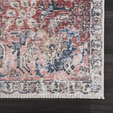 Burgundy Holi-2303 Washable Area Rug - Ornate Home