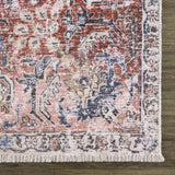 Burgundy Holi-2303 Washable Area Rug - Ornate Home