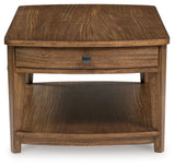 Burkbyer Brown Rectangular Cocktail Table (Online Special Price) - Ornate Home