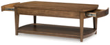 Burkbyer Brown Rectangular Cocktail Table - Ornate Home