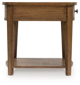 Burkbyer Brown Rectangular End Table (Online Special Price) - Ornate Home