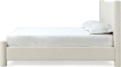 Burke Cottage Cheese Full Upholstered Platform Bed - Ornate Home