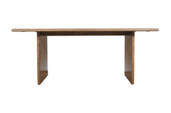 Burke Golden/Blueberry Dining Table, Bench w/ 4 Maddox Chairs - Ornate Home