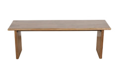 Burke Golden/Blueberry Dining Table, Bench w/ 4 Maddox Chairs - Ornate Home