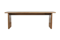 Burke Golden/Blueberry Dining Table, Bench w/ 4 Maddox Chairs - Ornate Home