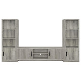 Burke Grey Driftwood Entertainment Center - Ornate Home
