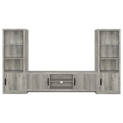 Burke Grey Driftwood Entertainment Center - Ornate Home