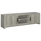Burke Grey Driftwood Entertainment Center - Ornate Home