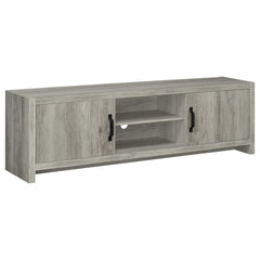 Burke Grey Driftwood Entertainment Center - Ornate Home