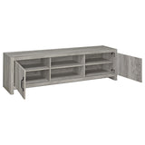 Burke Grey Driftwood Entertainment Center - Ornate Home