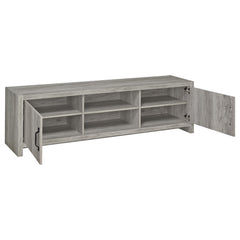 Burke Grey Driftwood Entertainment Center - Ornate Home