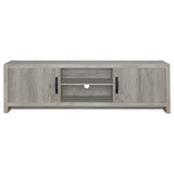 Burke Grey Driftwood Entertainment Center - Ornate Home