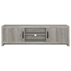 Burke Grey Driftwood Entertainment Center - Ornate Home