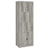 Burke Grey Driftwood Entertainment Center - Ornate Home