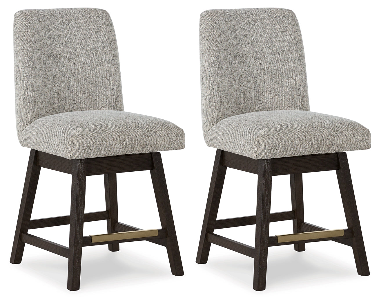 Burkhaus Beige/Brown Counter Height Barstool (Set of 2) (Online Special Price) - Ornate Home