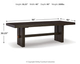 Burkhaus Beige/Dark Brown Dining Table and 8 Chairs (Online Special Price) - Ornate Home